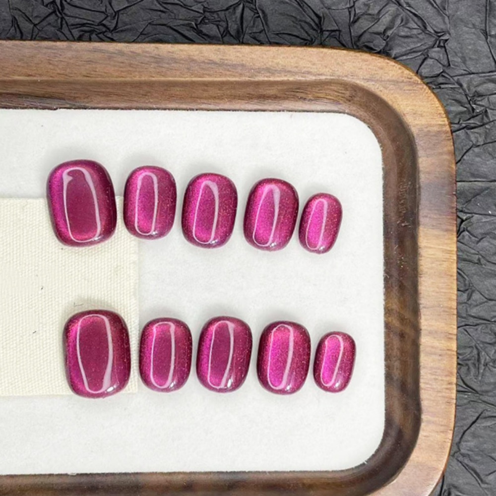 Nail Art Simple - 10 Buah Set Kuku Tekan Buatan