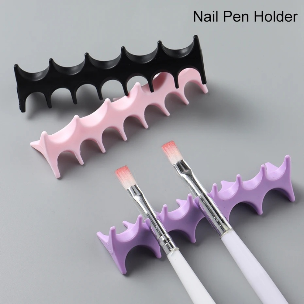 Nail Fan Brush - Tempat Penyimpanan Kuas Gel UV, Organizer