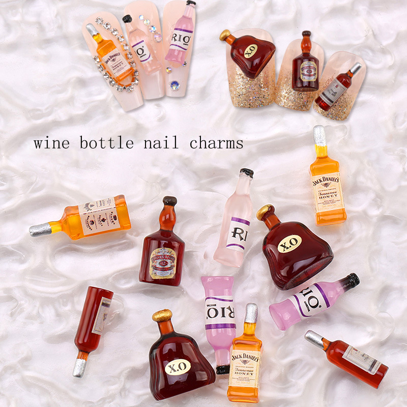 Nail Art Xmas - 20 * Buah Baru Botol Anggur