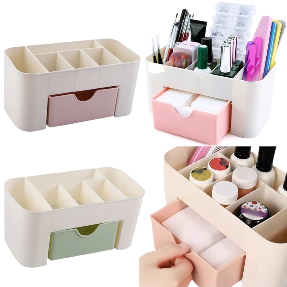 Nail Fan Brush - Kotak penyimpan kosmetik, Laci seni kuku,