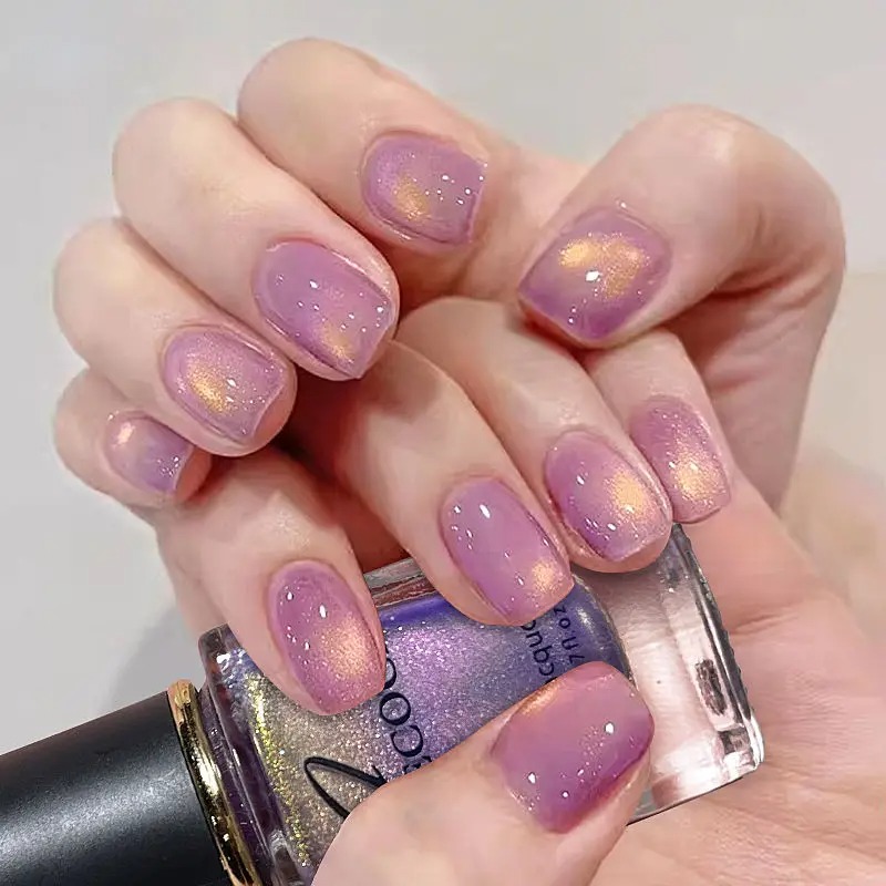 Cat kuku Glitter Laser 8ml, ca - Nail Art Rainbow ulasan dan harga