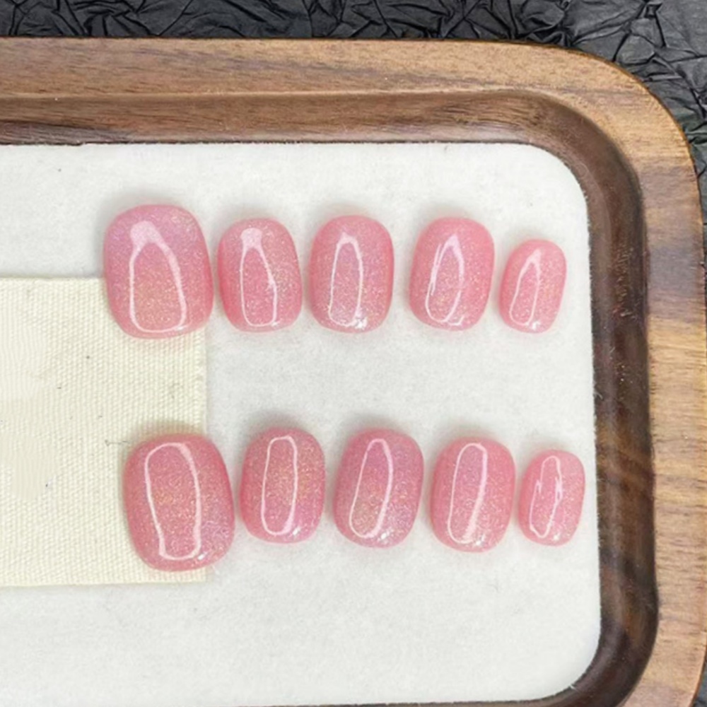 10 Buah Set Kuku Tekan Buatan  - Nail Art Simple ulasan dan harga