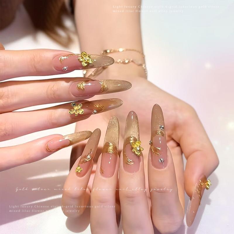 &20/30 Buah Hiasan Kuku Bunga  - Nail Art Lilac ulasan dan harga