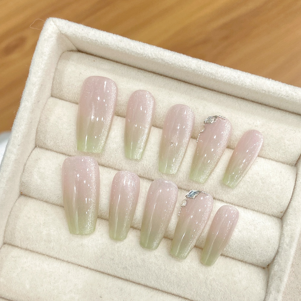 Almond buatan tangan Tekan pad - Nail Art Simple ulasan dan harga