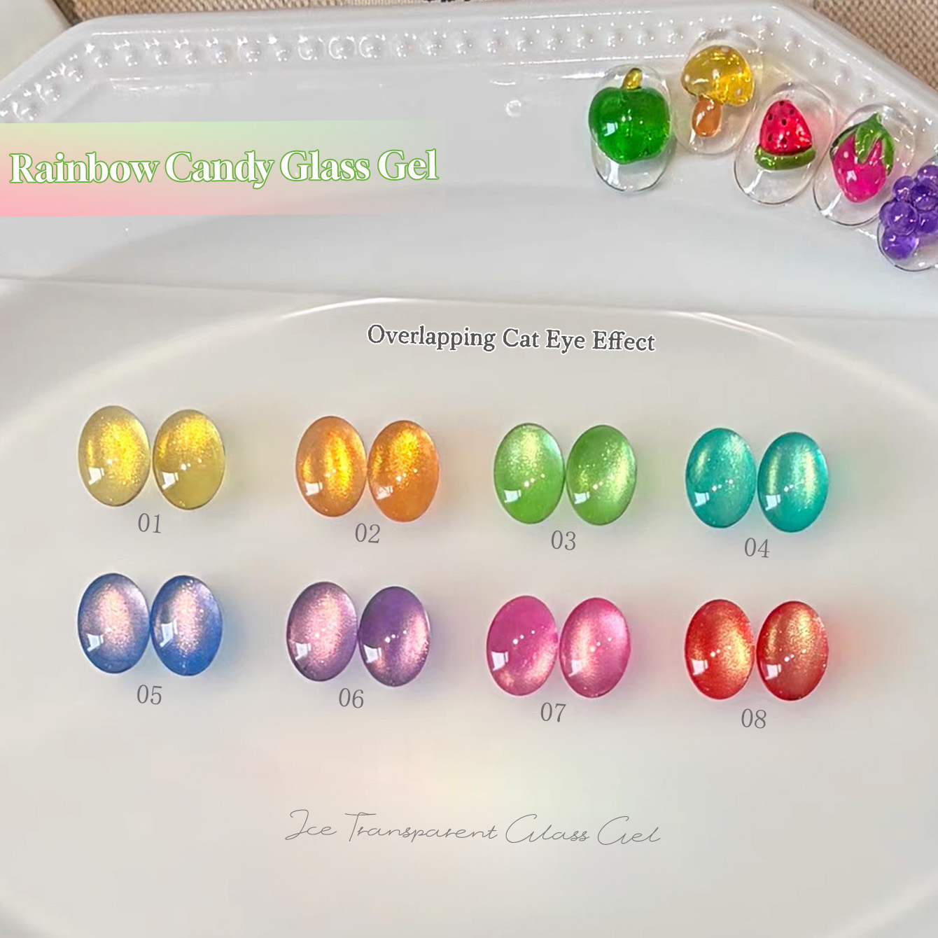 SHAKA 1pcs 2026 Palet Baru Ser - Nail Art Rainbow ulasan dan harga