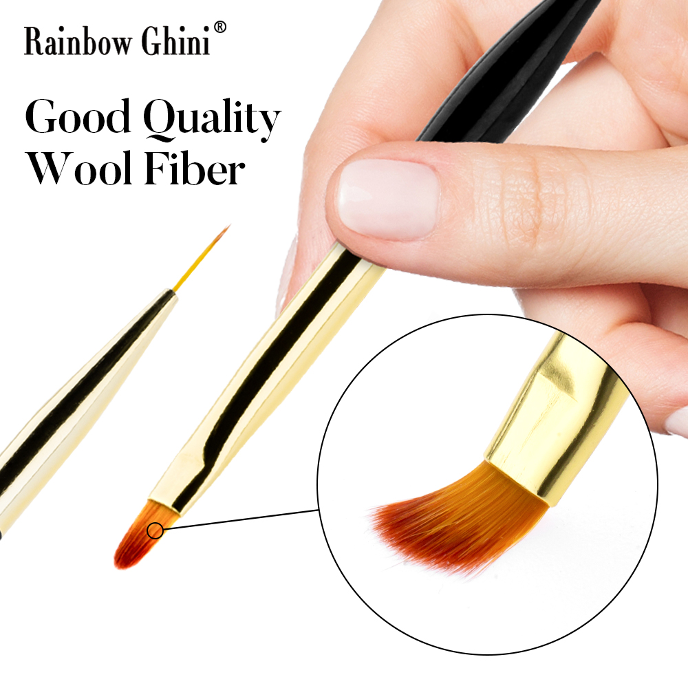 Rainbow Ghini 3 Buah/Set Kuas  - Nail Art Rainbow ulasan dan harga