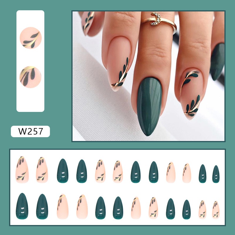 Kuku palsu panjang Medium, tek - Nail Art Simple ulasan dan harga
