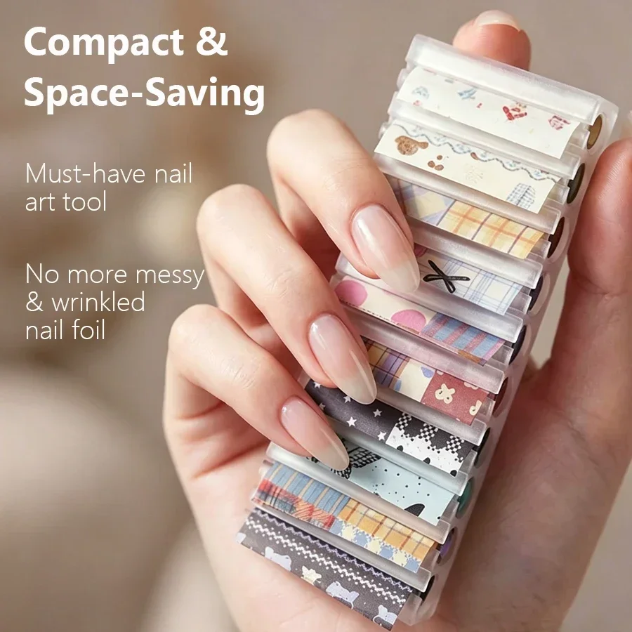 Kotak Penyimpanan Foil Bintang - Nail Art Simple ulasan dan harga