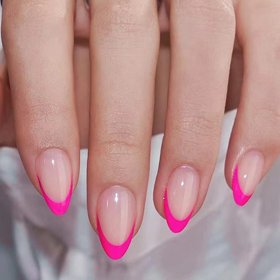 24Pcs Set Kuku Palsu yang Dapa - Nail Art Simple ulasan dan harga