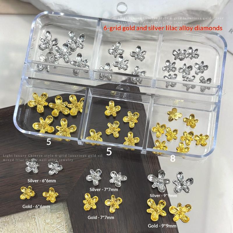 20/30 Buah Hiasan Seni Kuku Bu - Nail Art Lilac ulasan dan harga