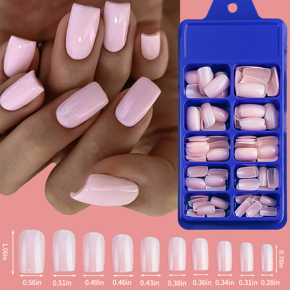 100/120 Buah Kuku Tekan Putih  - Nail Art Extension ulasan dan harga