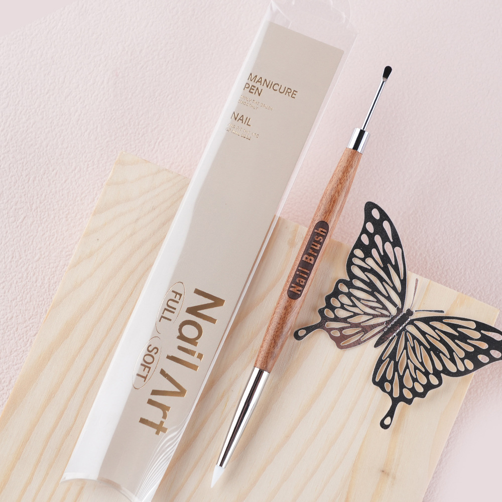 Pena Ukir Seni Kuku Silikon Ke - Nail Fan Brush ulasan dan harga