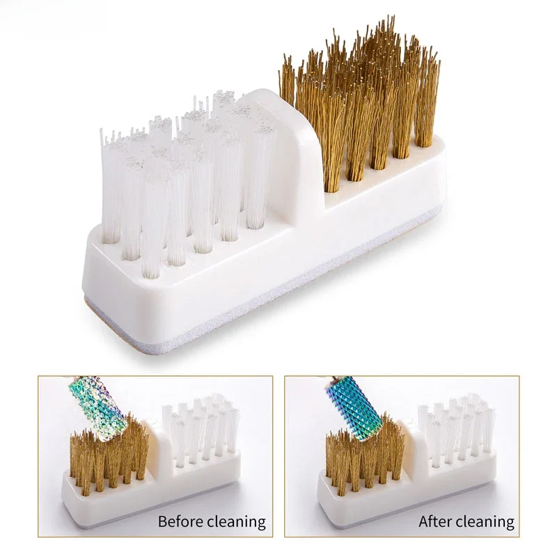 Kepala bor Pemoles kuku kawat  - Nail Fan Brush ulasan dan harga