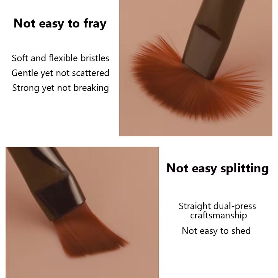 9Pcs Kuas Lukis Kuku DIY Pena  - Nail Fan Brush ulasan dan harga