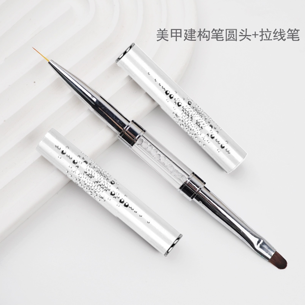 1pcs Kuas Desain Kuku Profesio - Nail Fan Brush ulasan dan harga