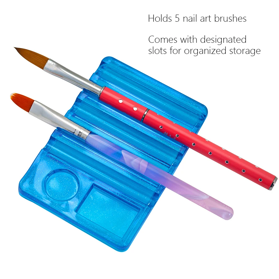 Tempat Pena Seni Kuku Serbagun - Nail Fan Brush ulasan dan harga