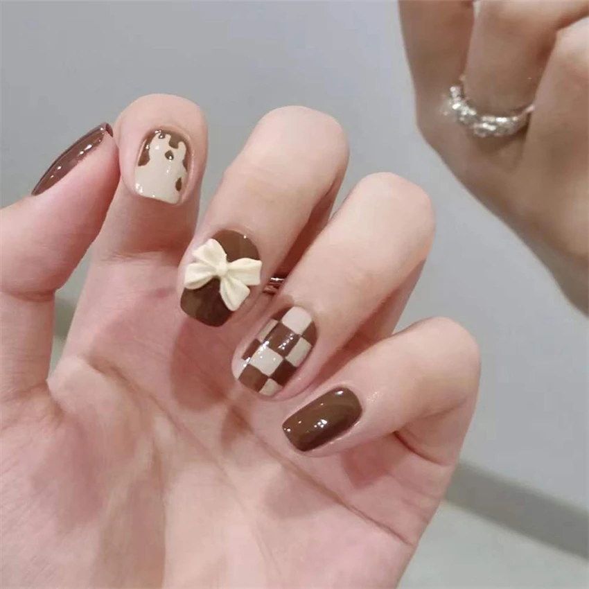 Kuku palsu akrilik panjang Nat - Nail Art Xmas ulasan dan harga