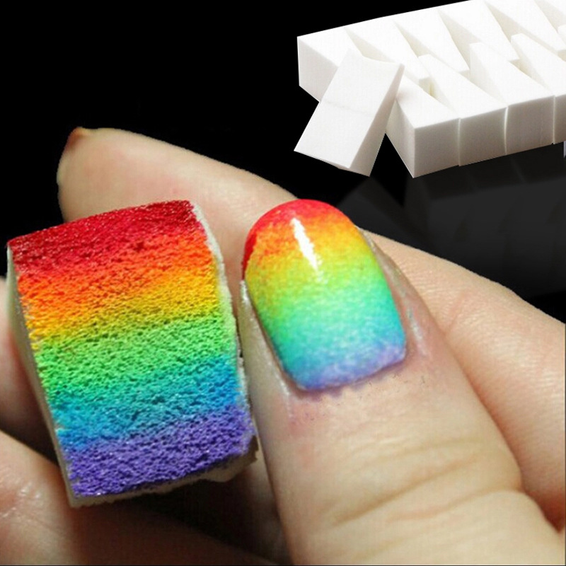 Alat cap seni kuku gradien spo - Nail Fan Brush ulasan dan harga