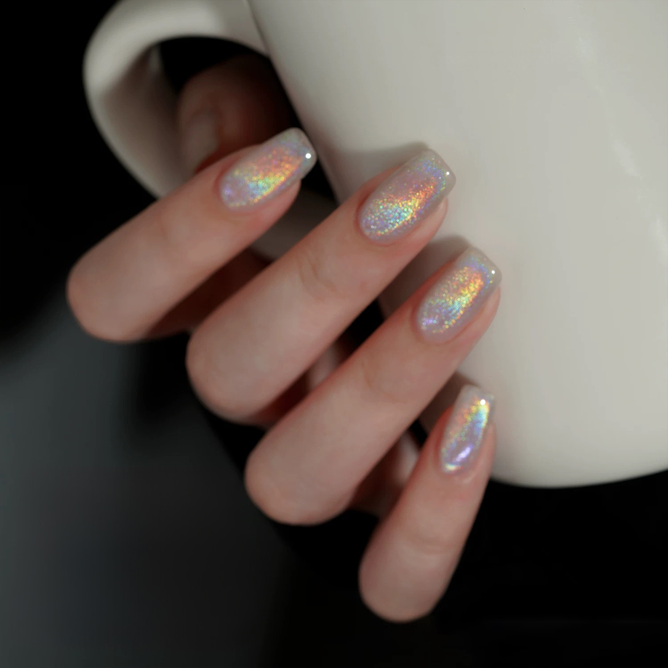 MIANEL Laser Tanpa Warna Latar - Nail Art Rainbow ulasan dan harga