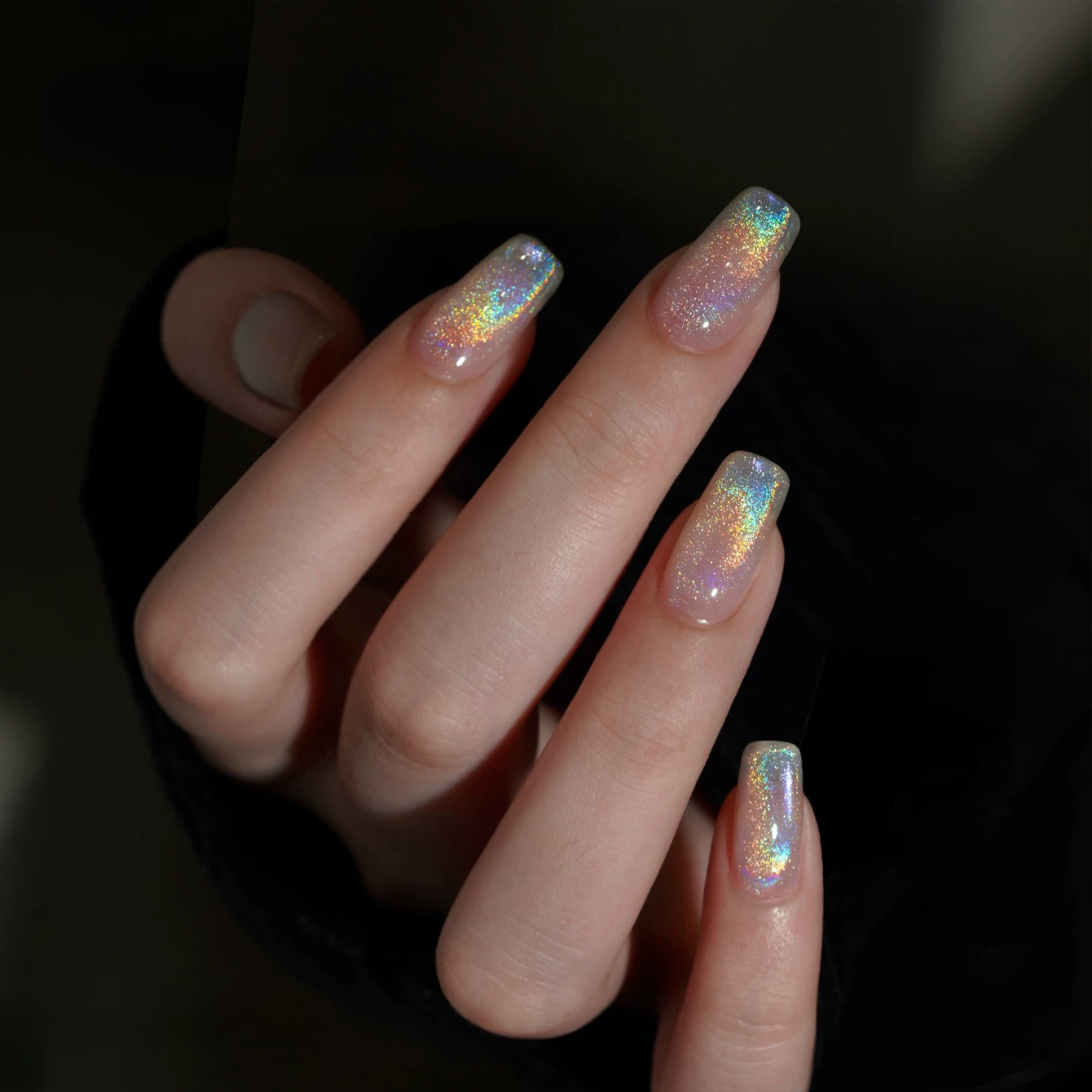 MIANEL Laser Tanpa Warna Latar - Nail Art Rainbow ulasan dan harga
