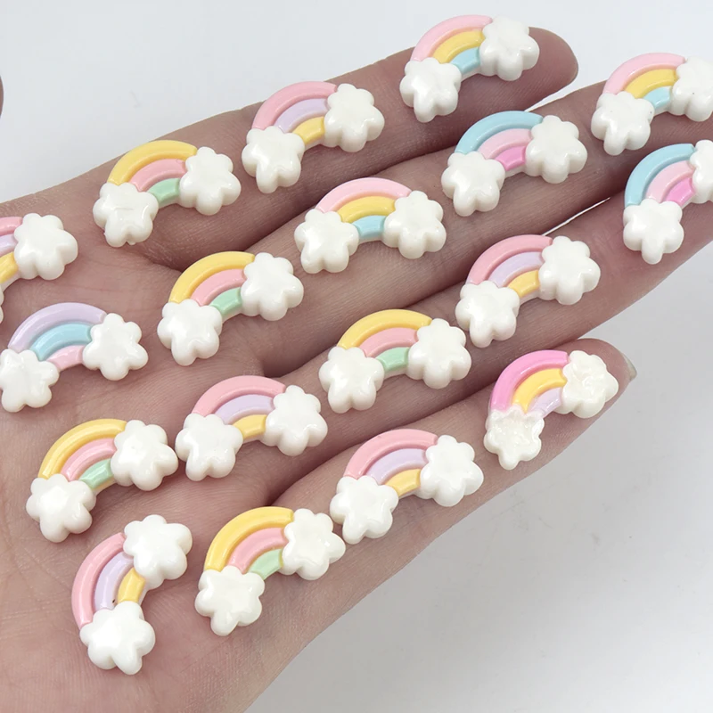 30 Buah/300 Buah Resin Mini Pe - Nail Art Rainbow ulasan dan harga