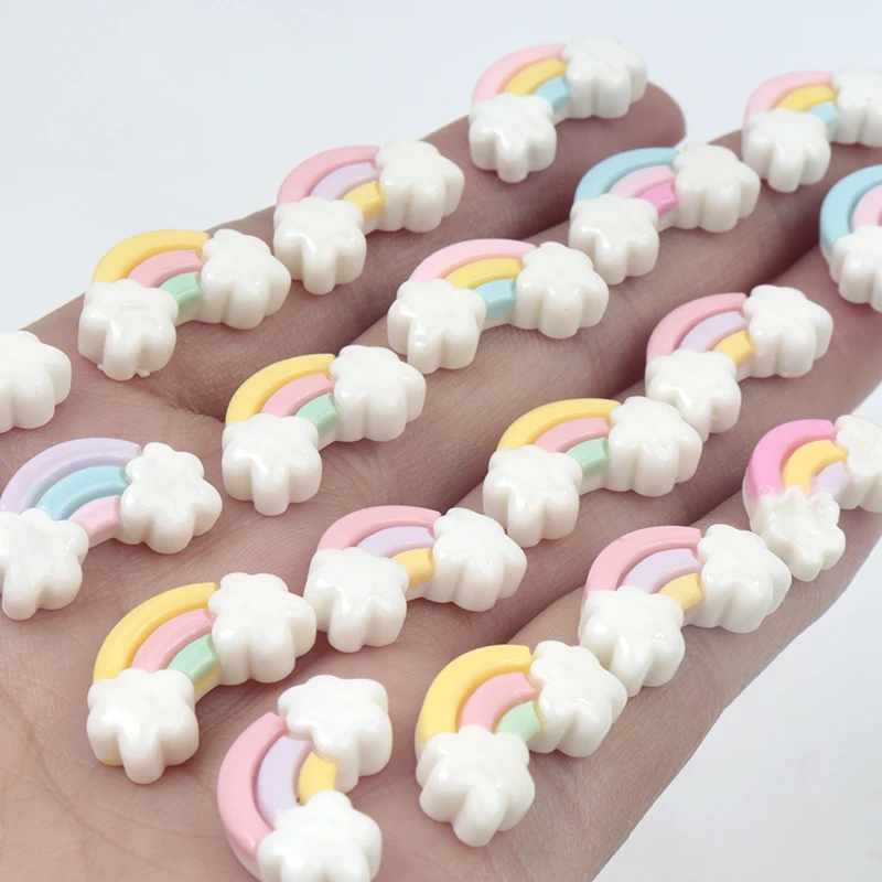 30 Buah/300 Buah Resin Mini Pe - Nail Art Rainbow ulasan dan harga