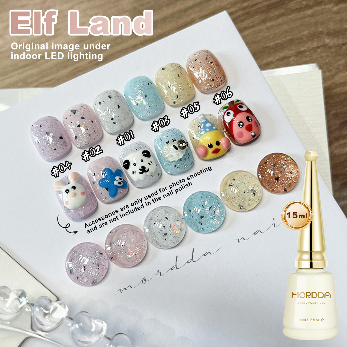 6 Warna 15ml Seri Pelangi Cat  - Nail Art Rainbow ulasan dan harga