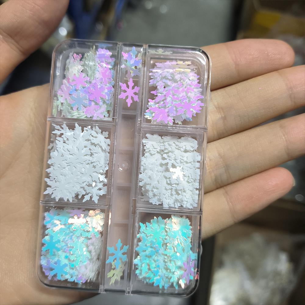 6/12Grids 3D Aurora Natal Serp - Nail Art Xmas ulasan dan harga