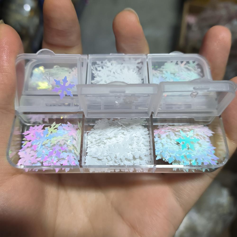 6/12Grids 3D Aurora Natal Serp - Nail Art Xmas ulasan dan harga