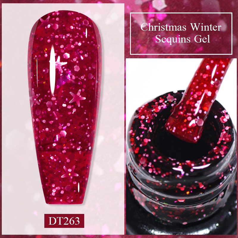 7ML Kutek kuku Gel berkilau Na - Nail Art Xmas ulasan dan harga