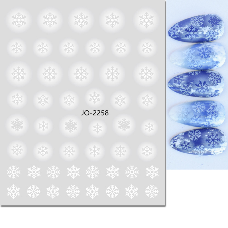 Stiker seni kuku 3d dekorasi s - Nail Art Xmas ulasan dan harga