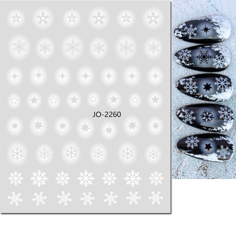 Stiker seni kuku 3d dekorasi s - Nail Art Xmas ulasan dan harga