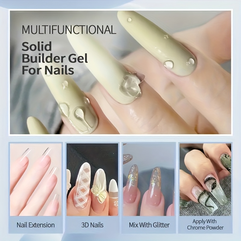 100g Gel Kuku Transparan Anti  - Nail Art Extension ulasan dan harga