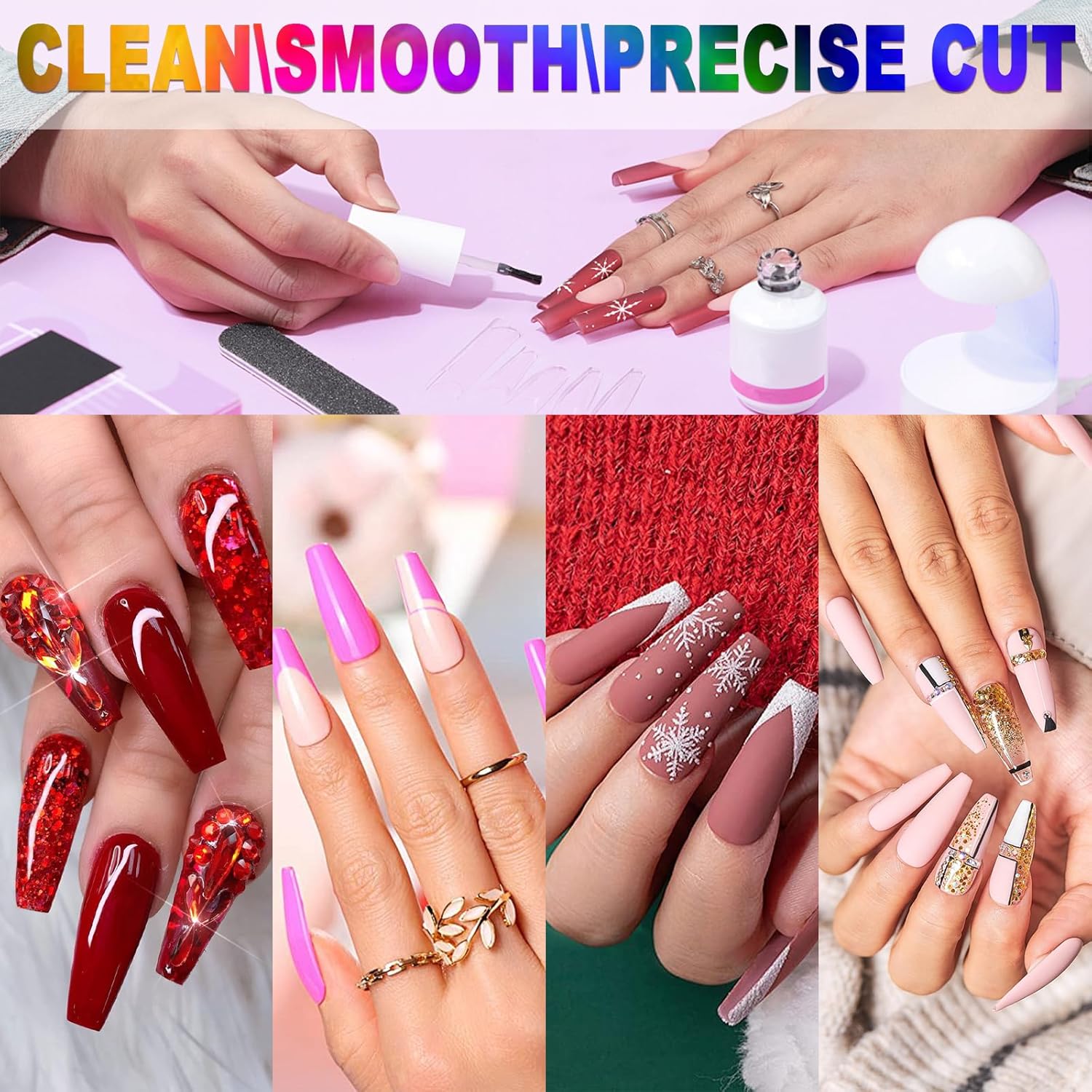 Pemotong Kuku Akrilik dengan P - Nail Art Rainbow ulasan dan harga