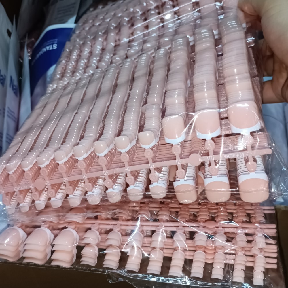 120 Buah Ujung Kuku Jari Kaki  - Nail Art Extension ulasan dan harga