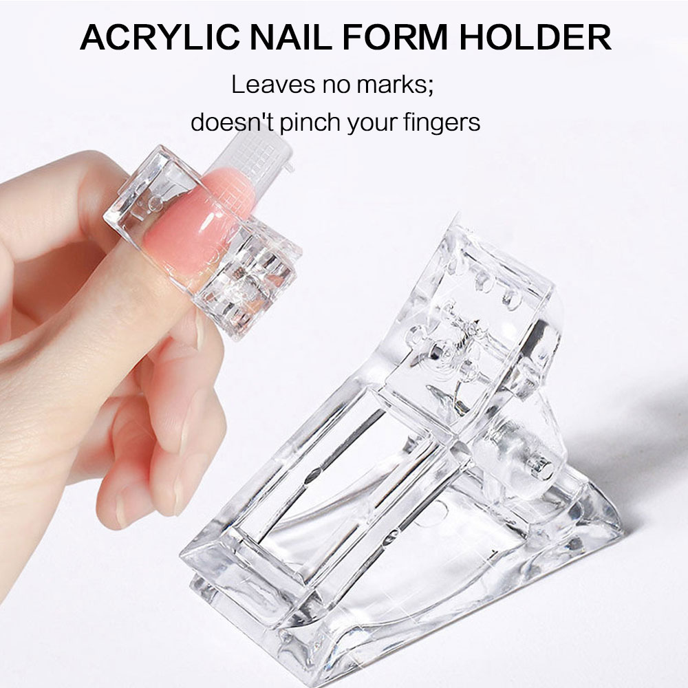 5 Pcs Tip Kuku Poly Gel Fleksi - Nail Art Extension ulasan dan harga