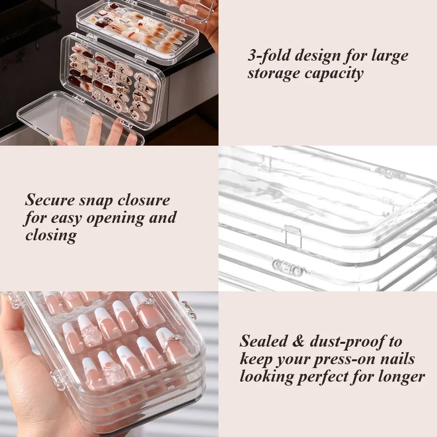 Kotak Penyimpanan Kuku Lipat T - Nail Art Simple ulasan dan harga