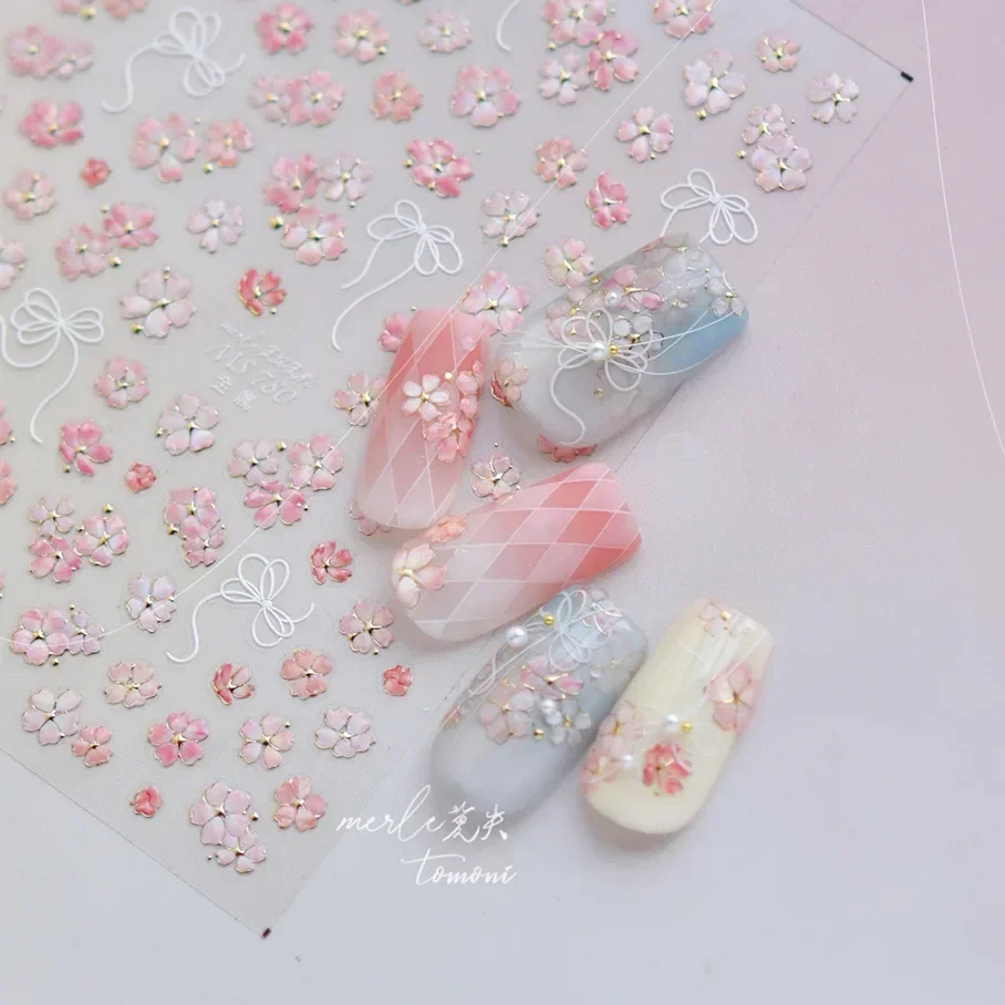 Stiker Seni Kuku Kupu-kupu Bur - Nail Art Lilac ulasan dan harga