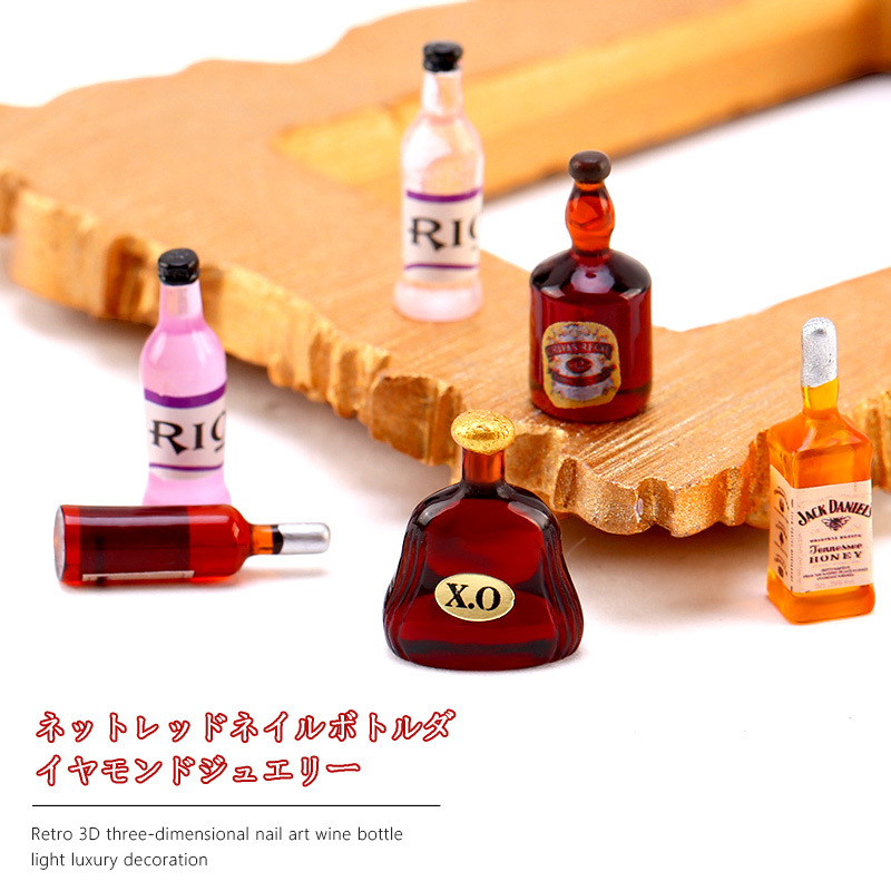 20 * Buah Baru Botol Anggur Ji - Nail Art Xmas ulasan dan harga