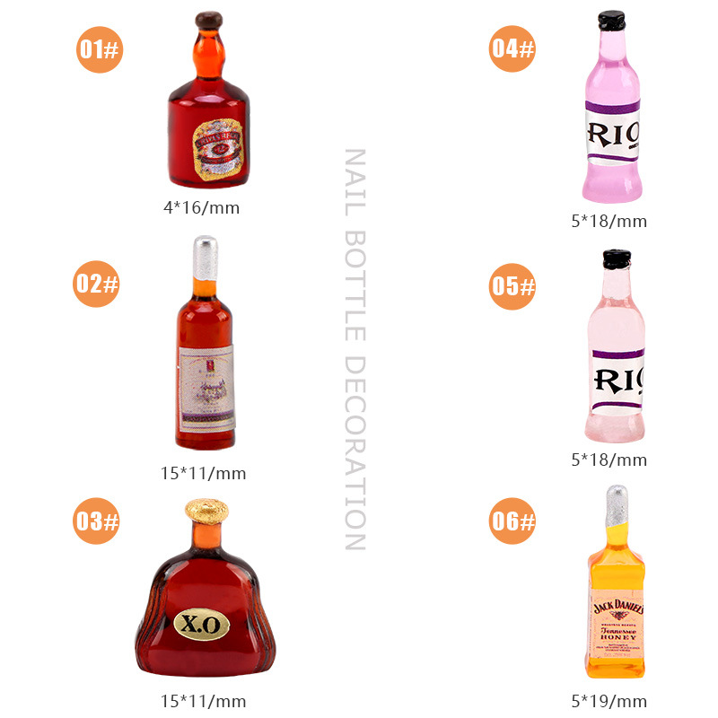 20 * Buah Baru Botol Anggur Ji - Nail Art Xmas ulasan dan harga