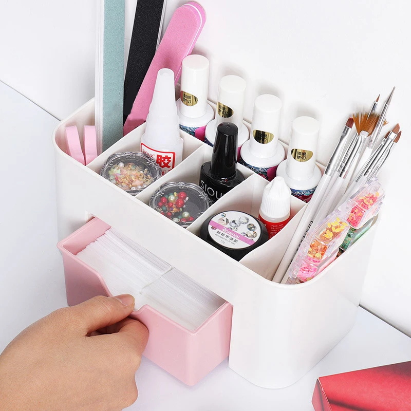 Kotak penyimpan kosmetik, Laci - Nail Fan Brush ulasan dan harga