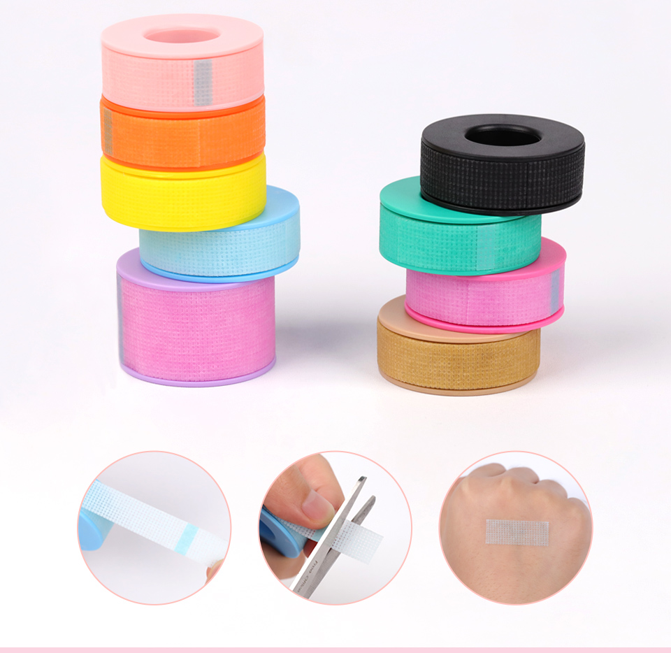 Stiker pita tidak ditenun warn - Nail Art Extension ulasan dan harga
