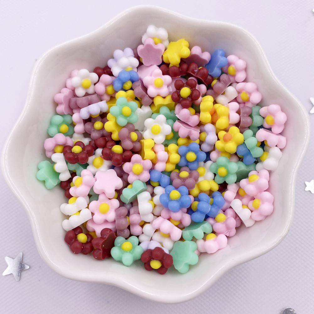 100Pcs 8mm Resin 3D Warna-warn - Nail Art Xmas ulasan dan harga